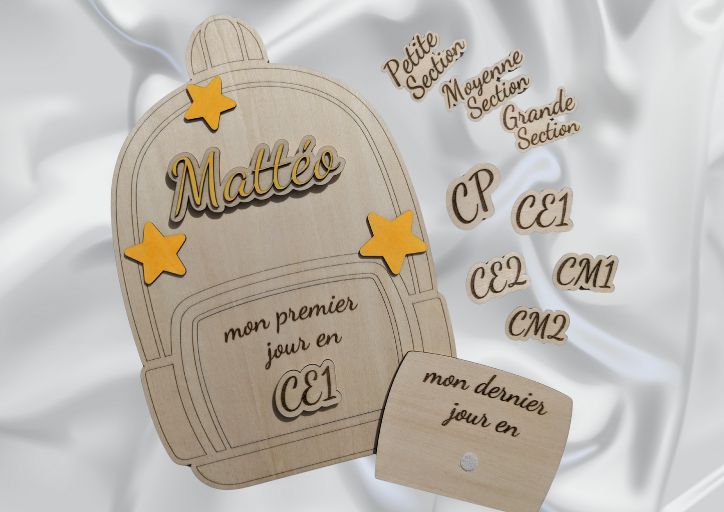 Pancarte Évolutive "Ma première / Ma dernière journée."