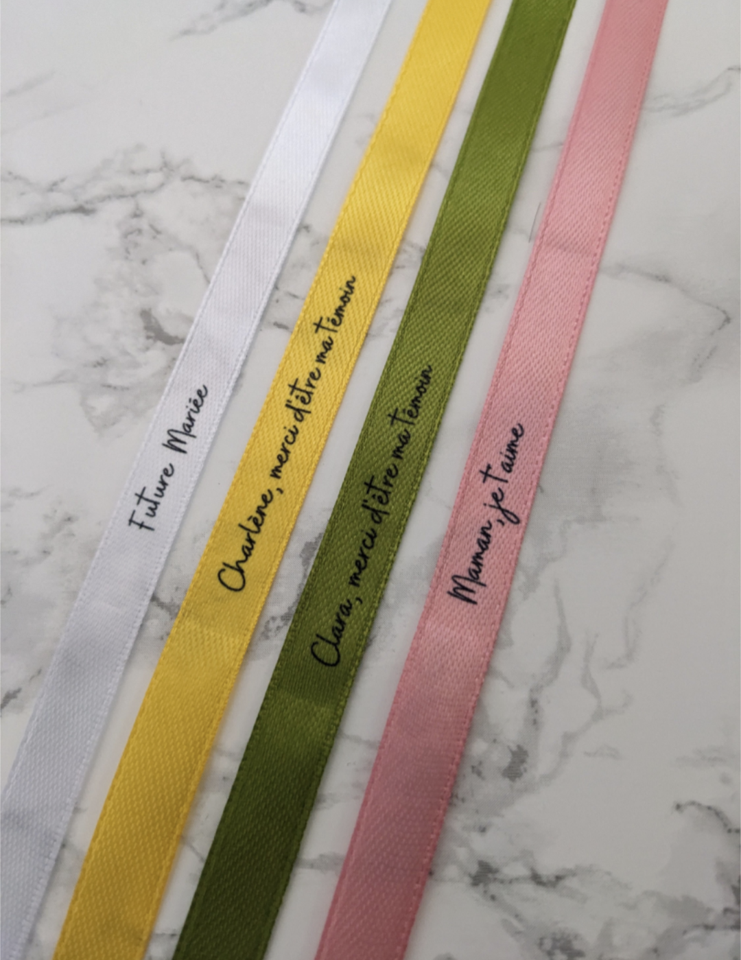 Bracelet Satiné Personnalisé – Cadeau Invité & Souvenir d’Événement - Bracelet Satiné à nouer