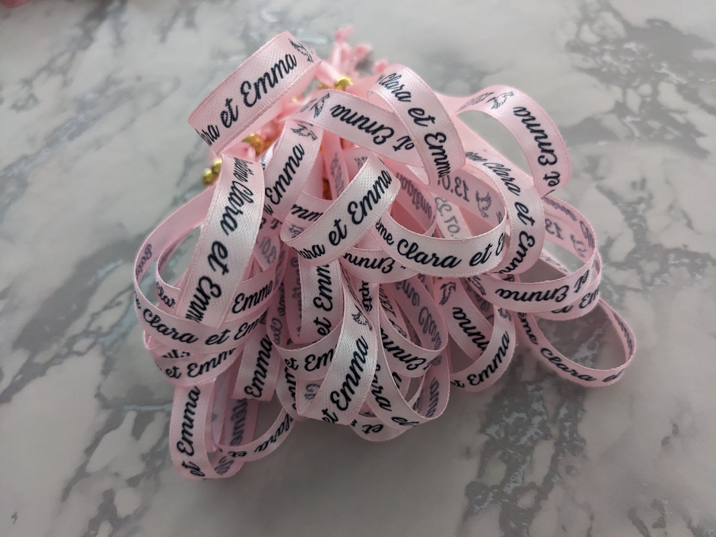 impression bracelet ruban, bracelet coulissant