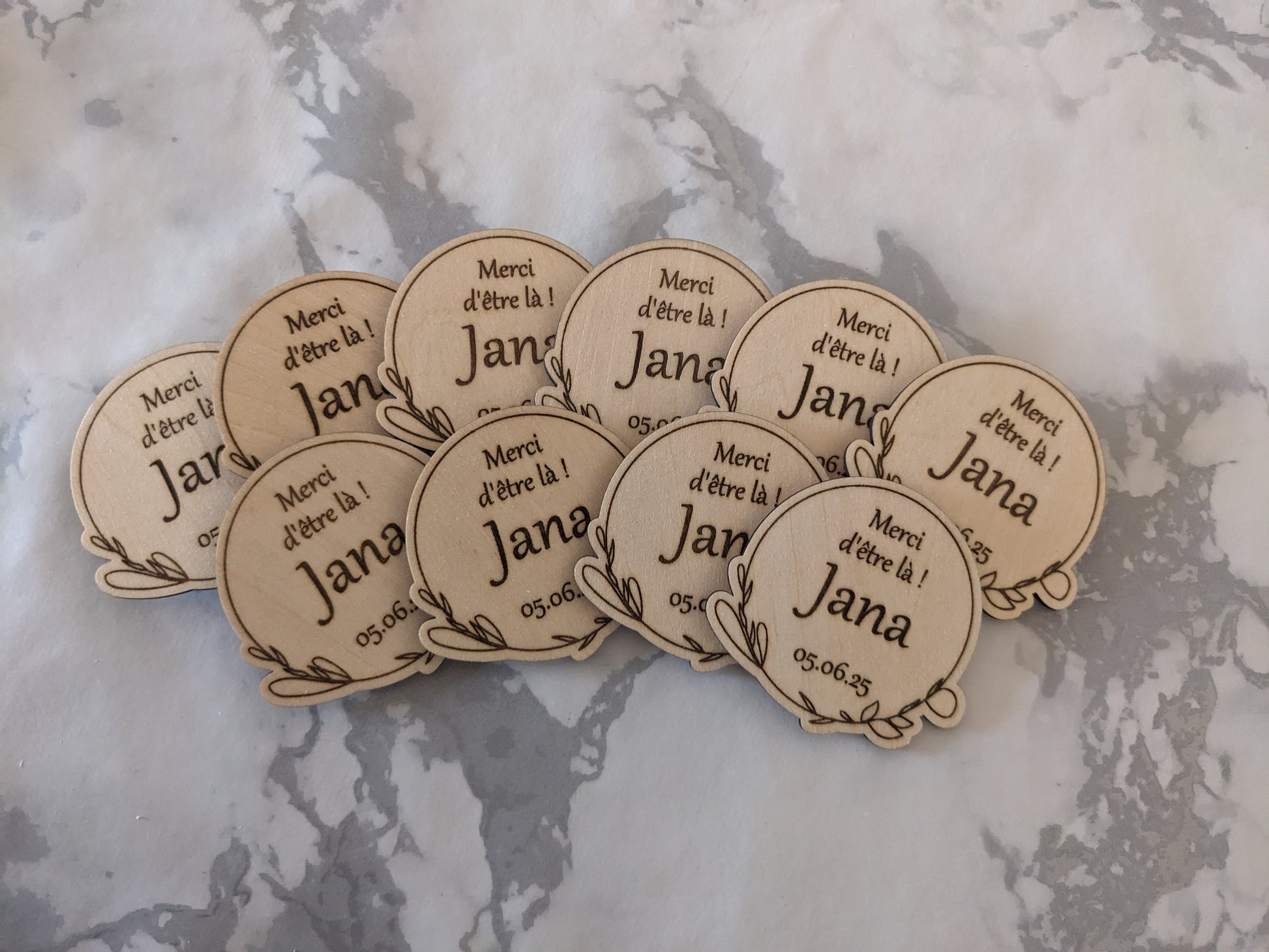 magnet cadeau invité merci d'être la