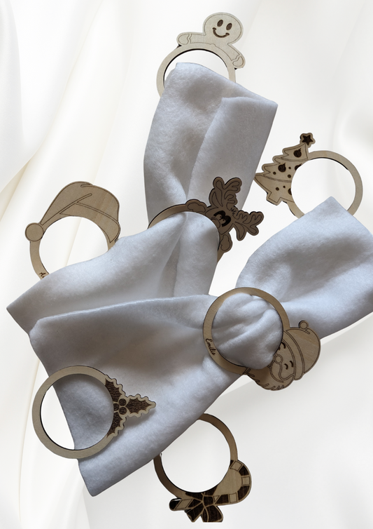 Rond de serviette Noel